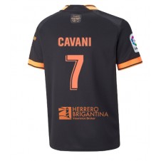 Valencia Edinson Cavani #7 Bortedrakt 2022-23 Kortermet